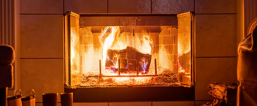 Mendota Hearth Landscape Fireplace Installation in Gadsden, Alabama
