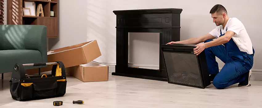 Old Rusted Metal Fireplace Repair And Replacement in Gadsden, AL