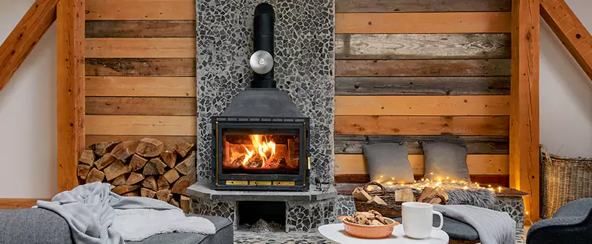 Thelin Hearth Products Direct Vent Gas Stove Fireplace Inspection in Gadsden, Alabama
